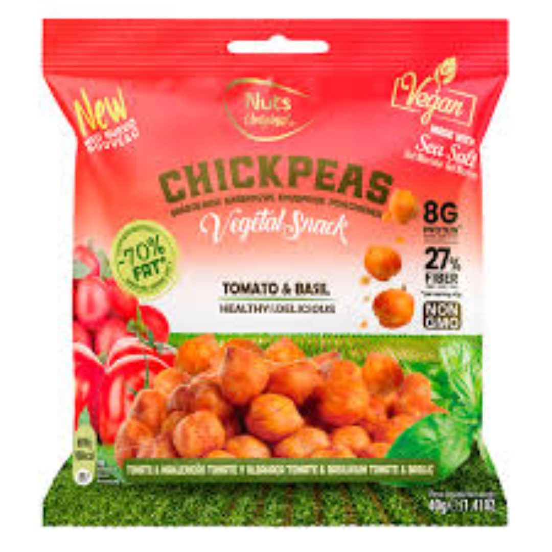 NUTS ORIGINAL CRUNCHY CHICKPEAS TOMATO & BASIL 40G